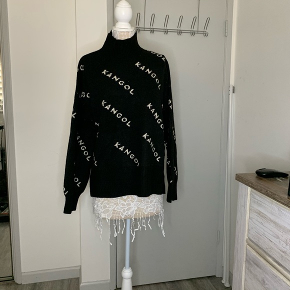H&M X Kangol Sweaters Kangol X Hm Knit Sweater Kango Logo Poshmark